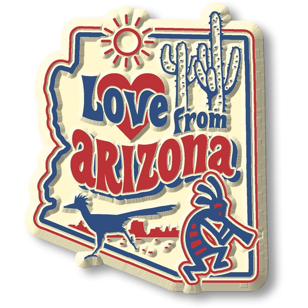 Vintage State - Arizona - Magneet