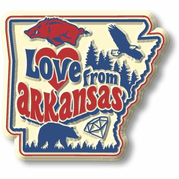 Vintage State - Arkansas - Magneet