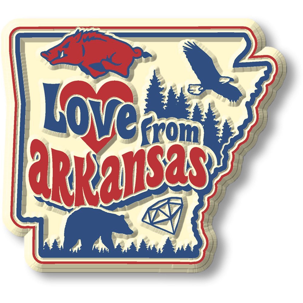 Vintage State - Arkansas - Magneet
