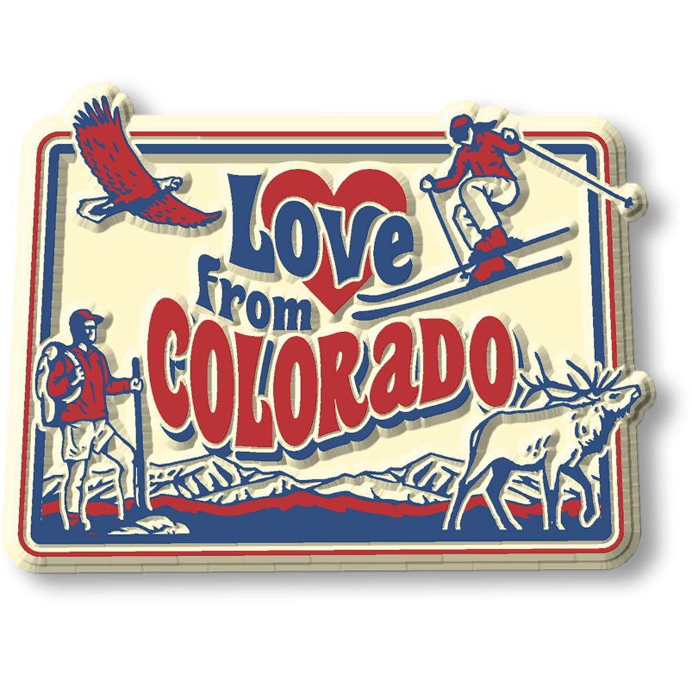 Vintage State - Colorado - Magneet