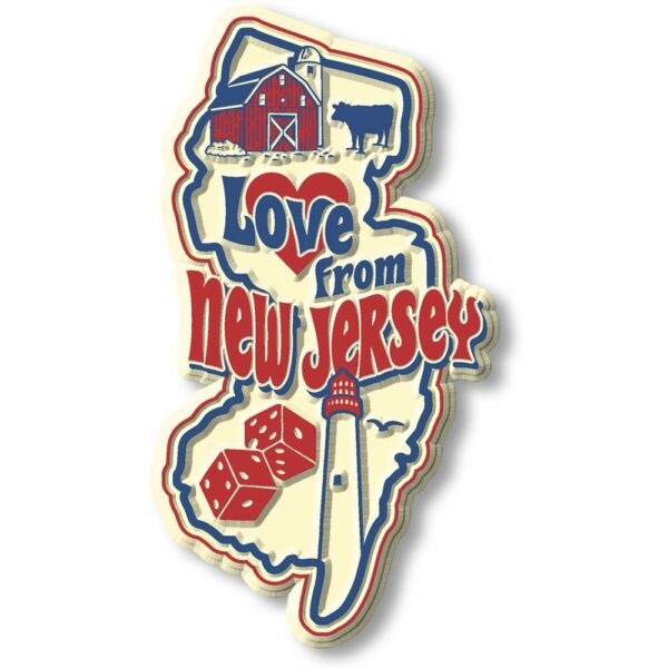 Vintage State - New Jersey - Magneet