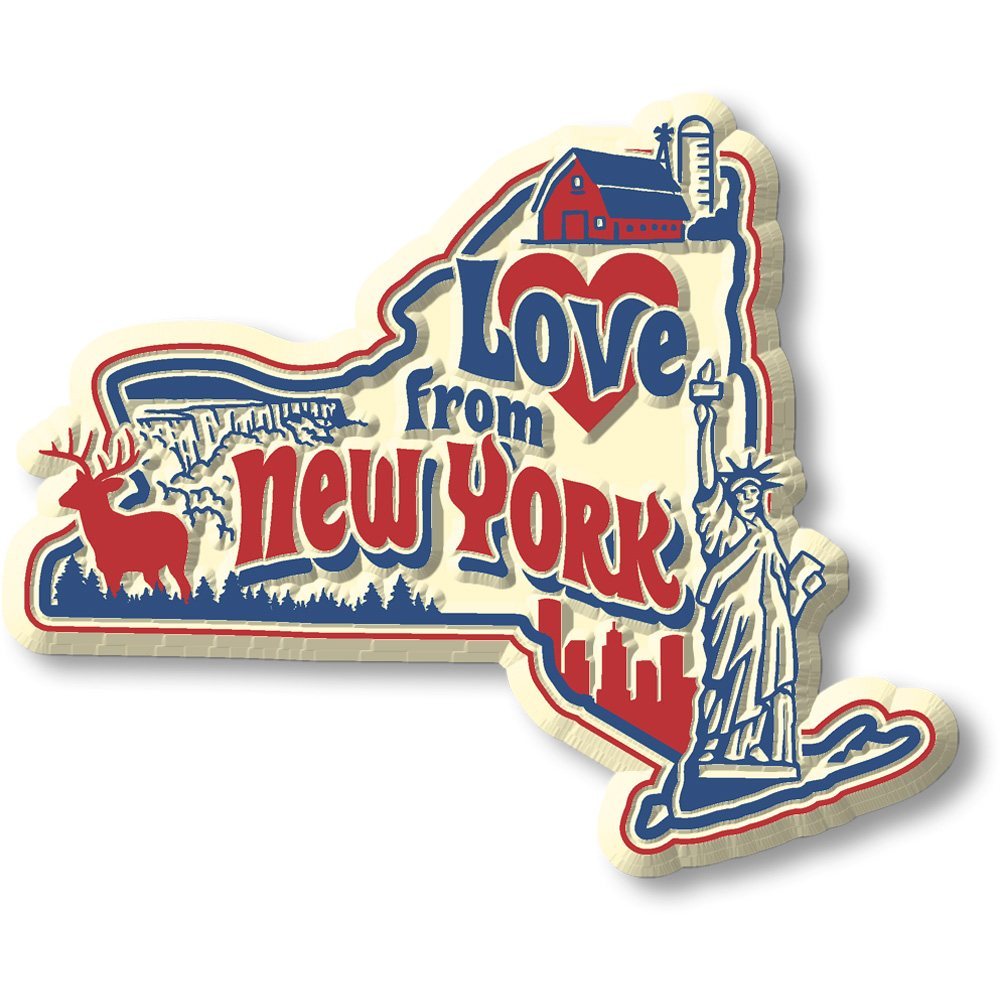 Vintage State - New York - Magneet