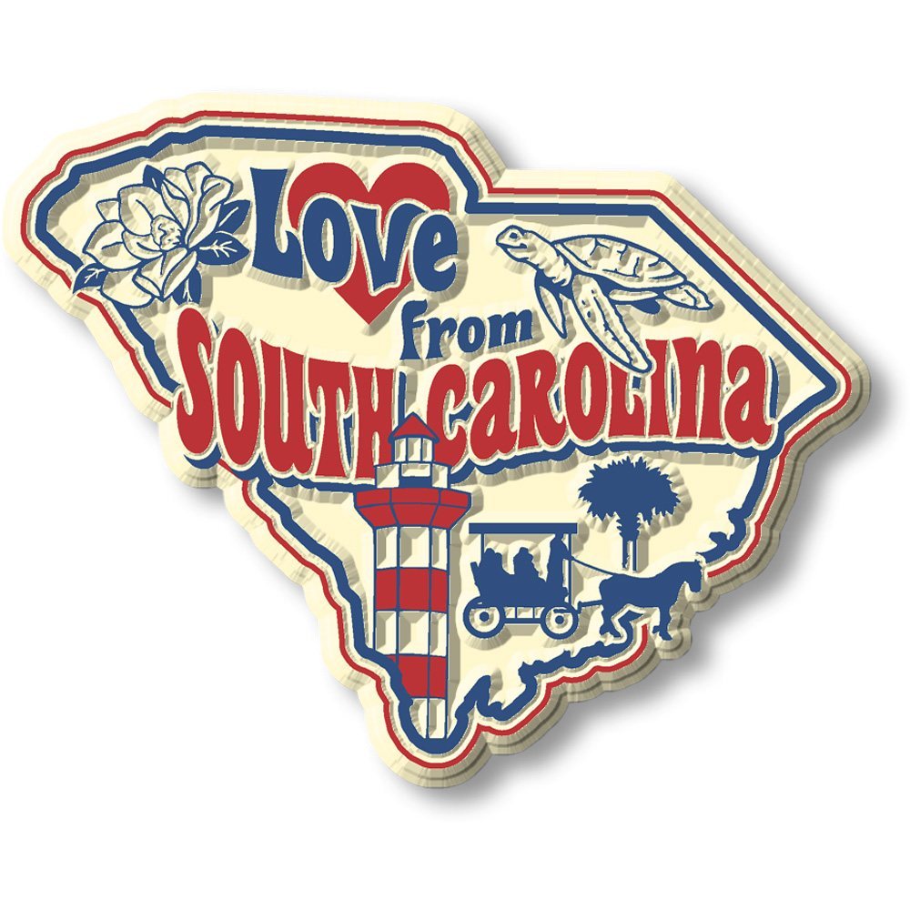 Vintage State - South Carolina - Magneet