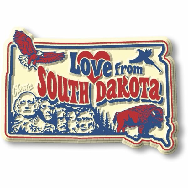 Vintage State - South Dakota - Magneet