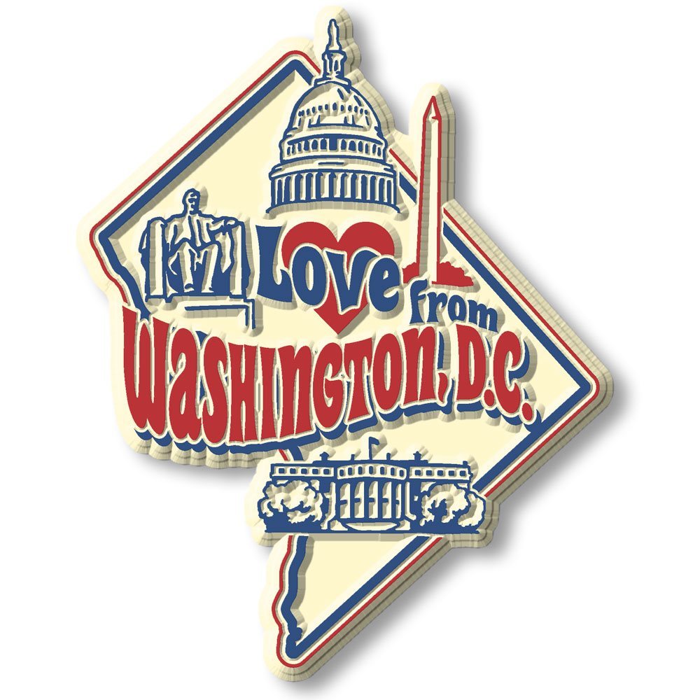 Vintage State - Washington DC - Magneet