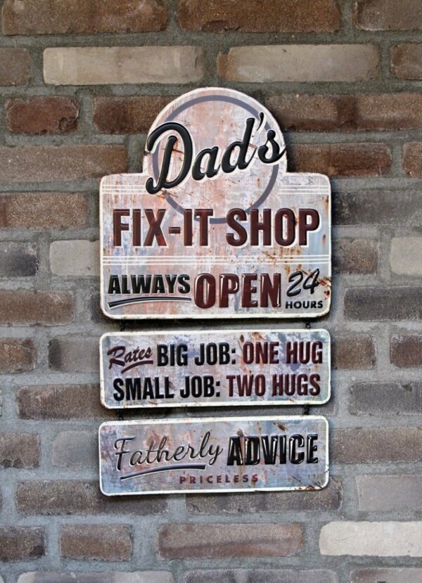 Dad's Fix-it Shop - metal - Afbeelding 3