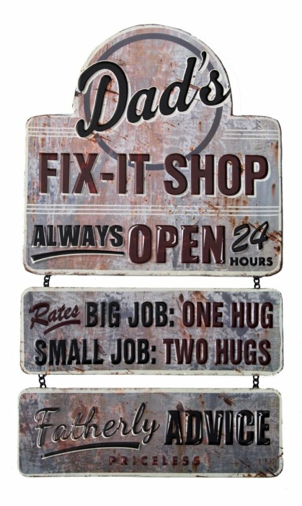Dad's Fix-it Shop - metal