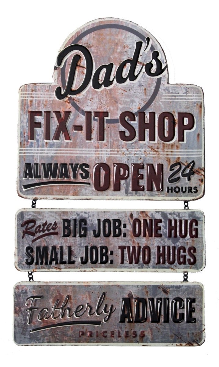 Dad's Fix-it Shop - metal