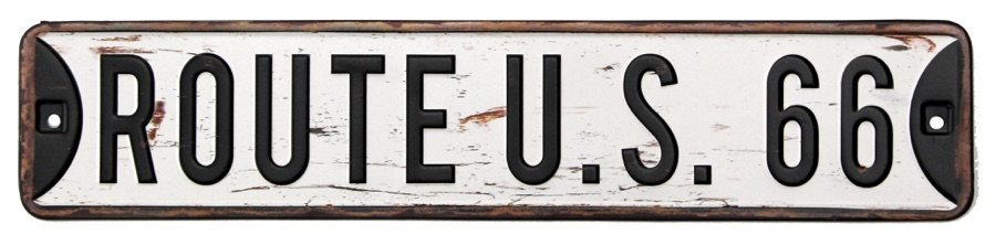 U.S. Route 66 street sign