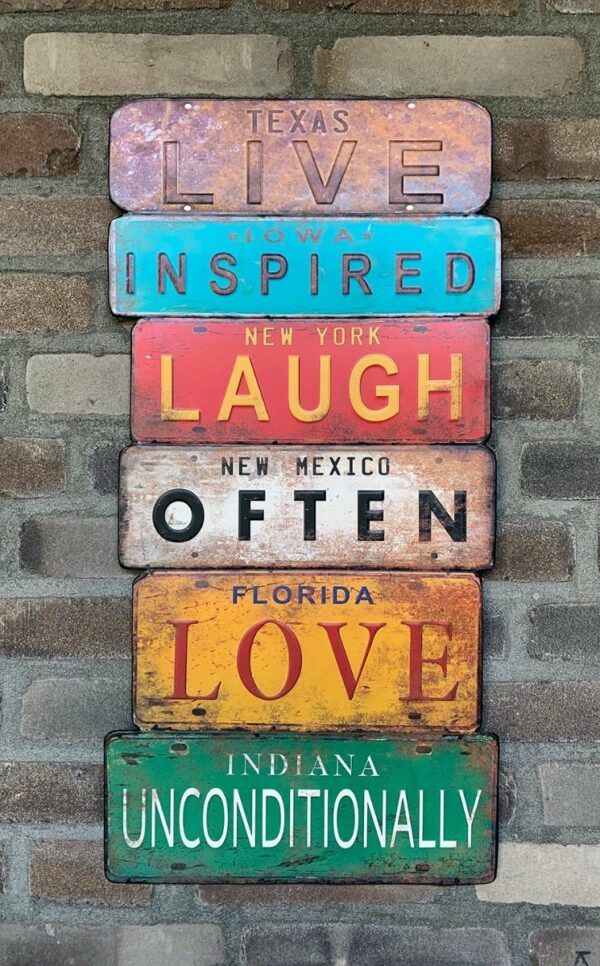 Live Inspired - Laugh Often - Love Unconditionally - Afbeelding 3