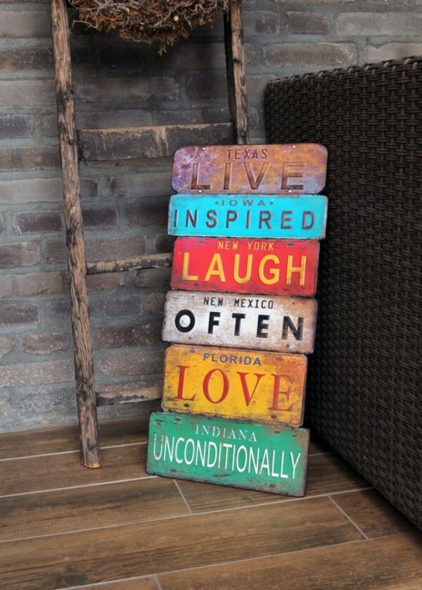 Live Inspired - Laugh Often - Love Unconditionally - Afbeelding 2