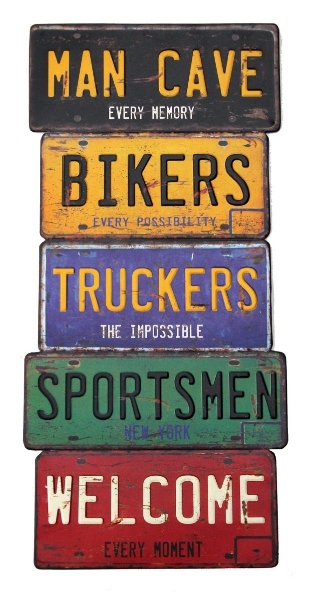 Man Cave Bikers Truckers Sportsmen Welcome
