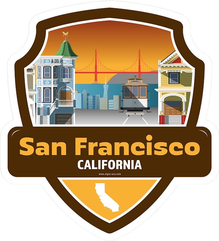 Landmarks city SAN FRANCISCO CABLE CAR