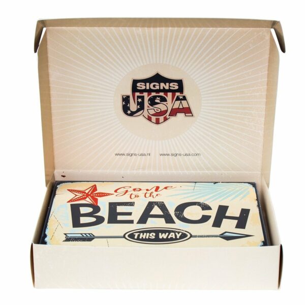 BEACH Retro Box - set van 5 signs - Afbeelding 2