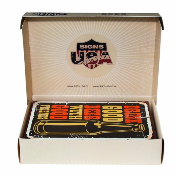 BEER Retro Box - set van 5 signs - Afbeelding 2