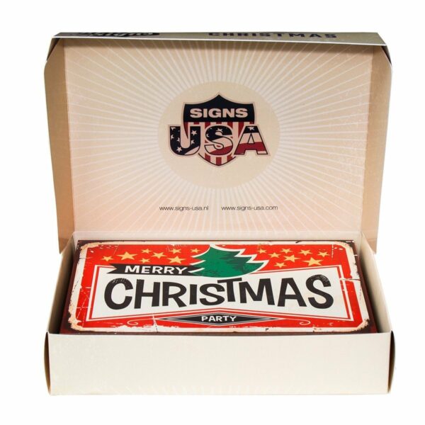 CHRISTMAS Retro Box - set van 5 signs - Afbeelding 2