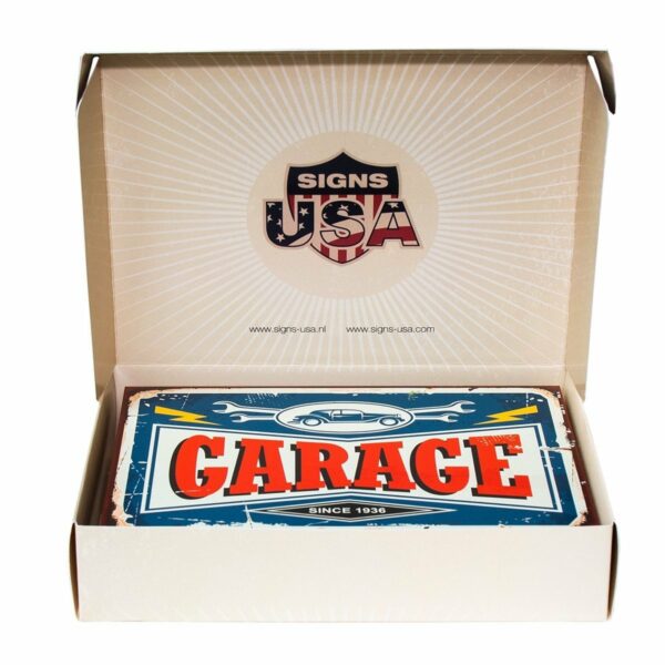 GARAGE Retro Box - set van 5 signs - Afbeelding 2