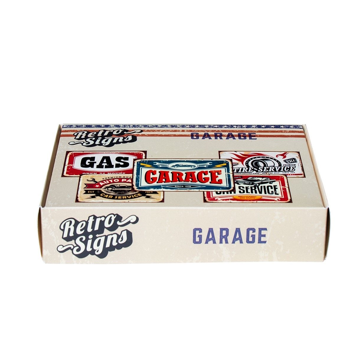 GARAGE Retro Box - set van 5 signs