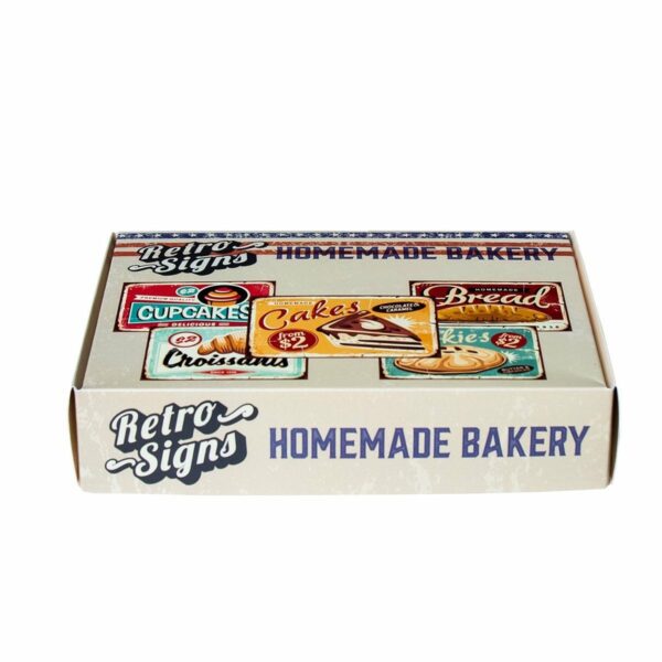 HOMEMADE BAKERY Retro Box - set van 5 signs