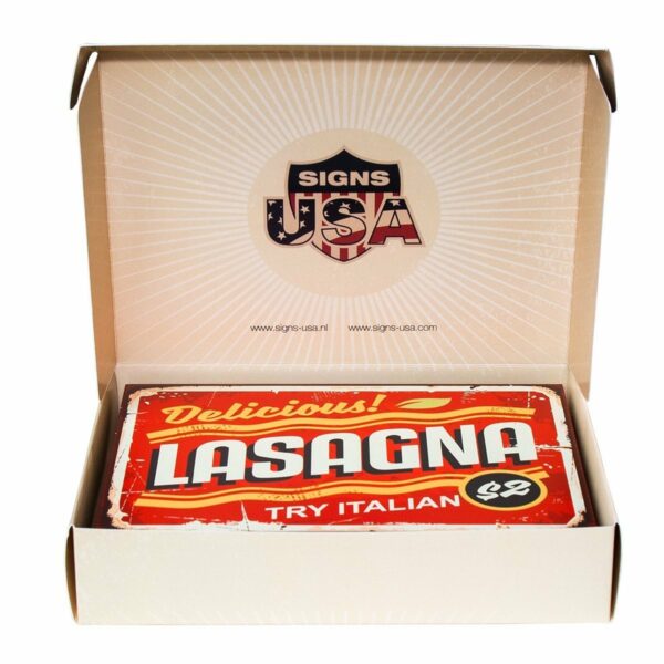 ITALIAN Retro Box - set van 5 signs - Afbeelding 2