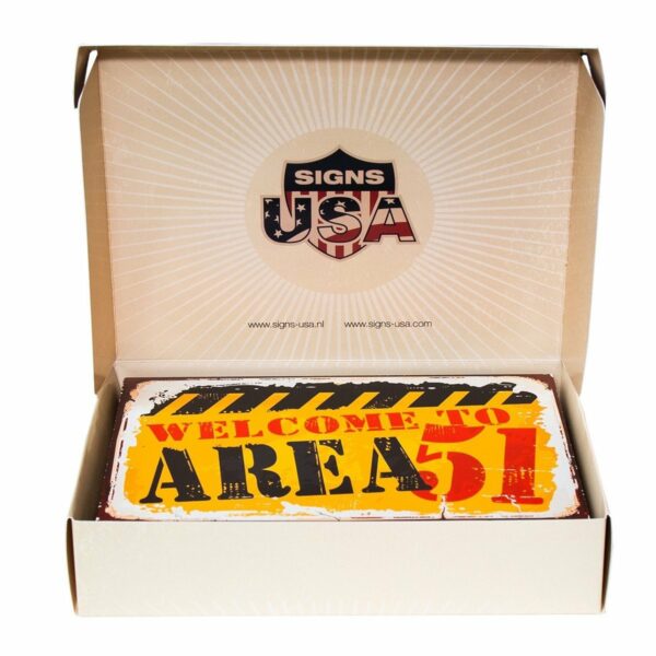 JUST FOR FUN Retro Box - set van 5 signs - Afbeelding 2