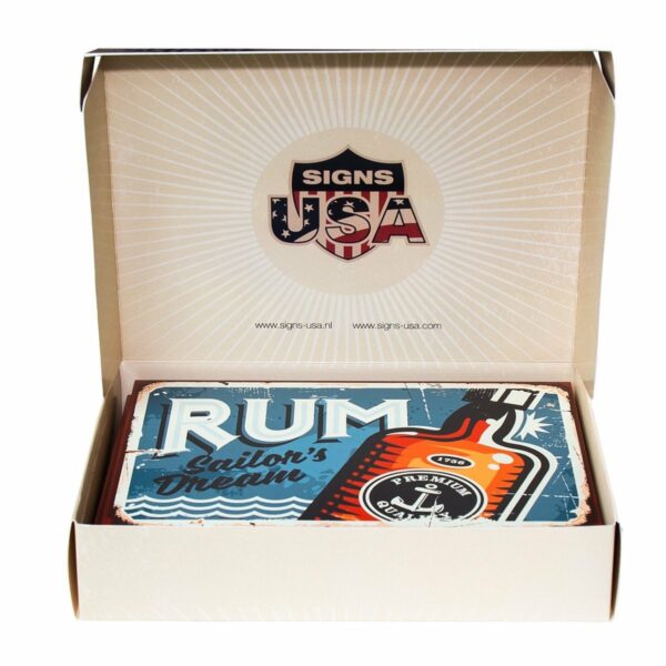 LIQUOR Retro Box - set van 5 signs - Afbeelding 2