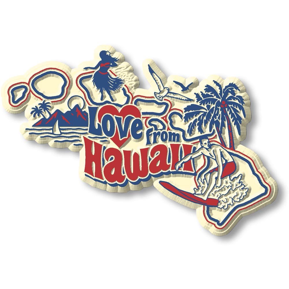 Vintage State - Hawaii - Magneet