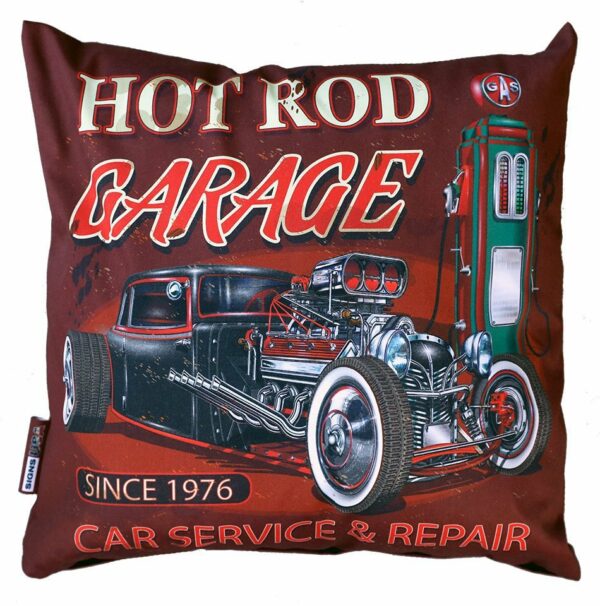 Kussen - Hot Rod Garage