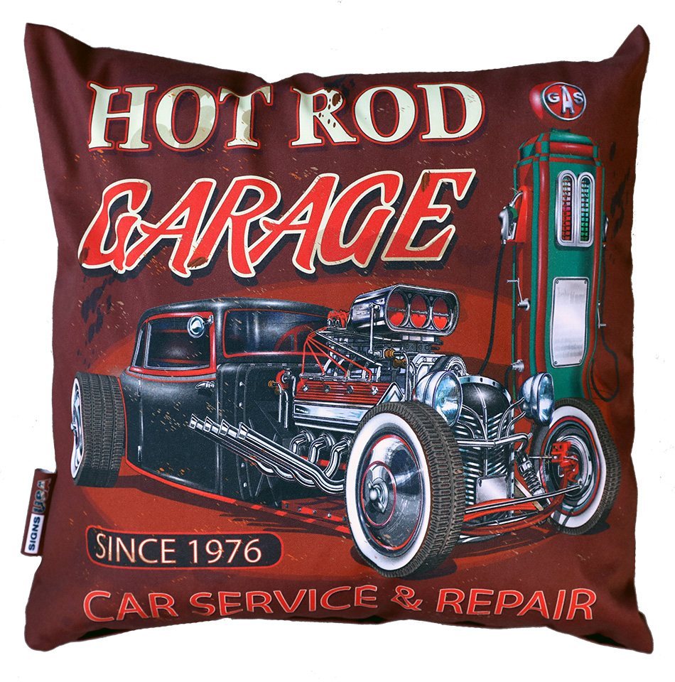 Kussen - Hot Rod Garage