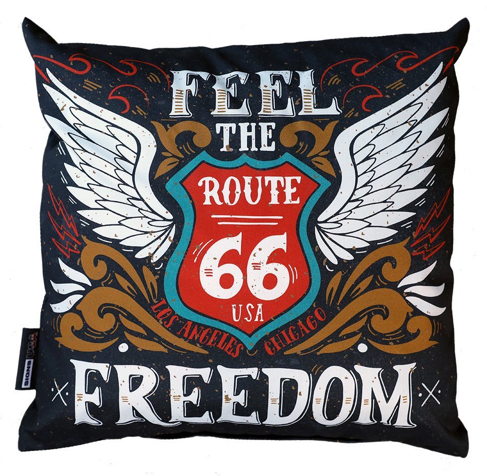 Kussen - Route 66 - Feel the Freedom