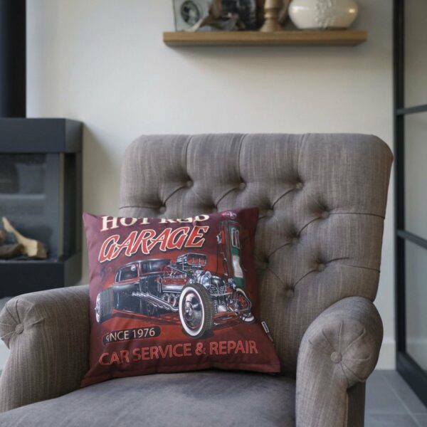 Kussen - Hot Rod Garage - Afbeelding 2
