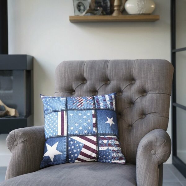 Kussen - USA patroon - Afbeelding 2