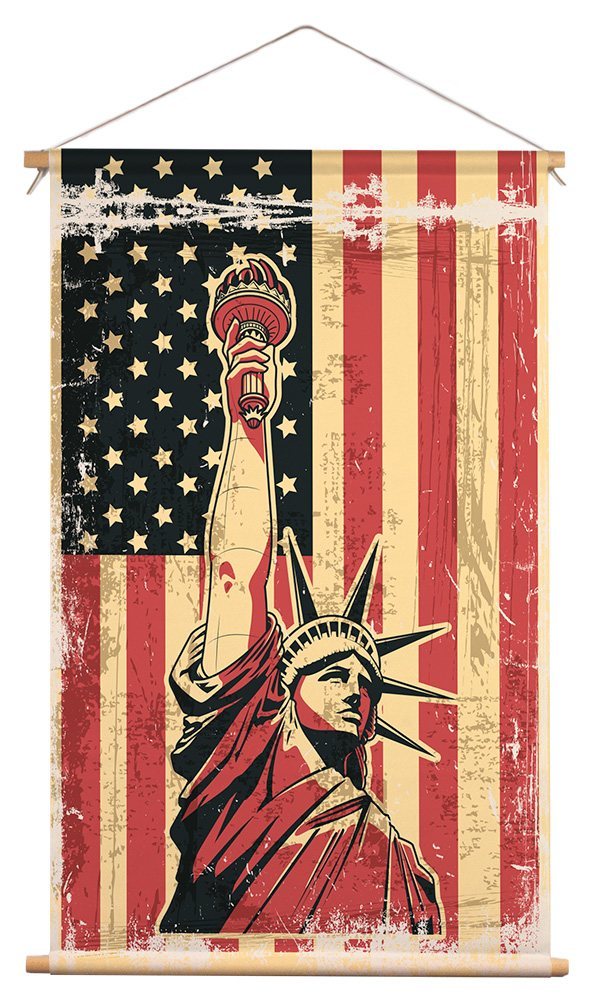 Wanddoek - USA Flag Liberty