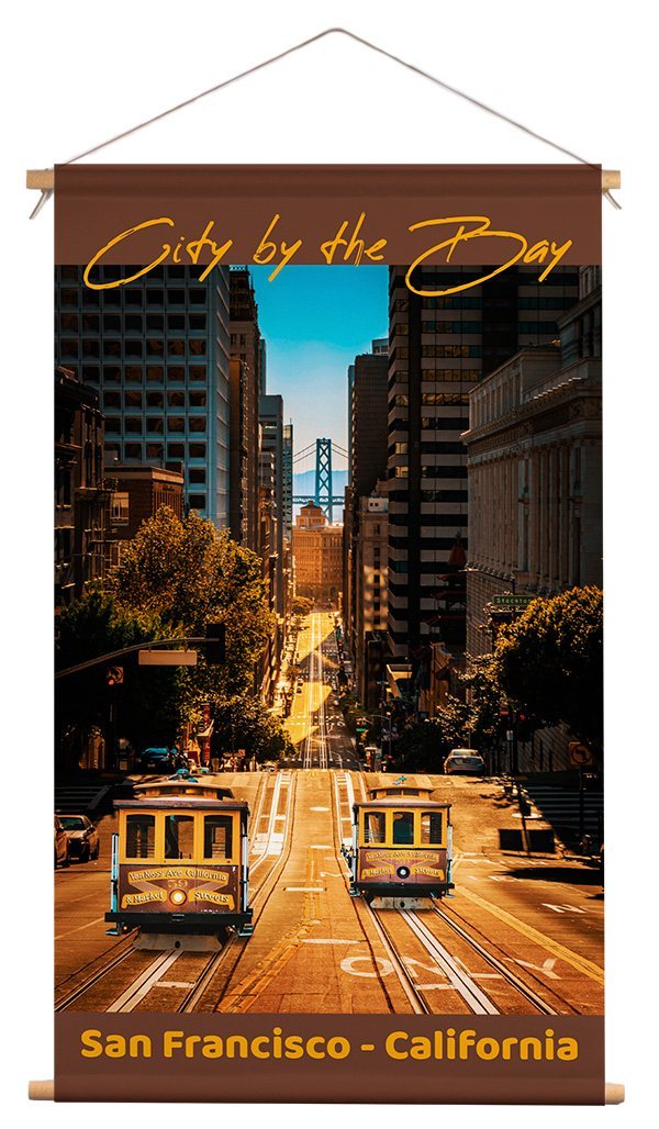 Wanddoek - San Francisco Cable Car