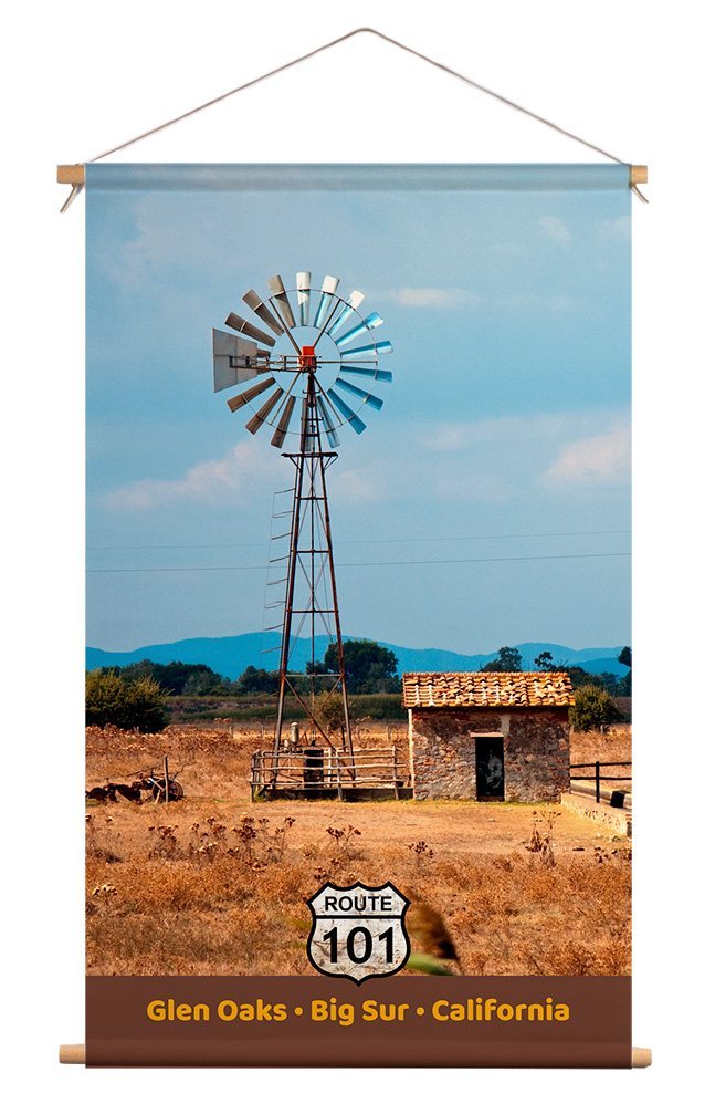 Wanddoek - Windmill - Big Sur