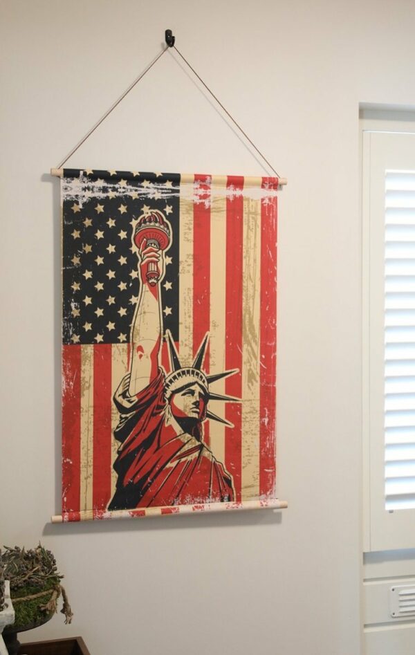 Wanddoek - USA Flag Liberty - Afbeelding 2