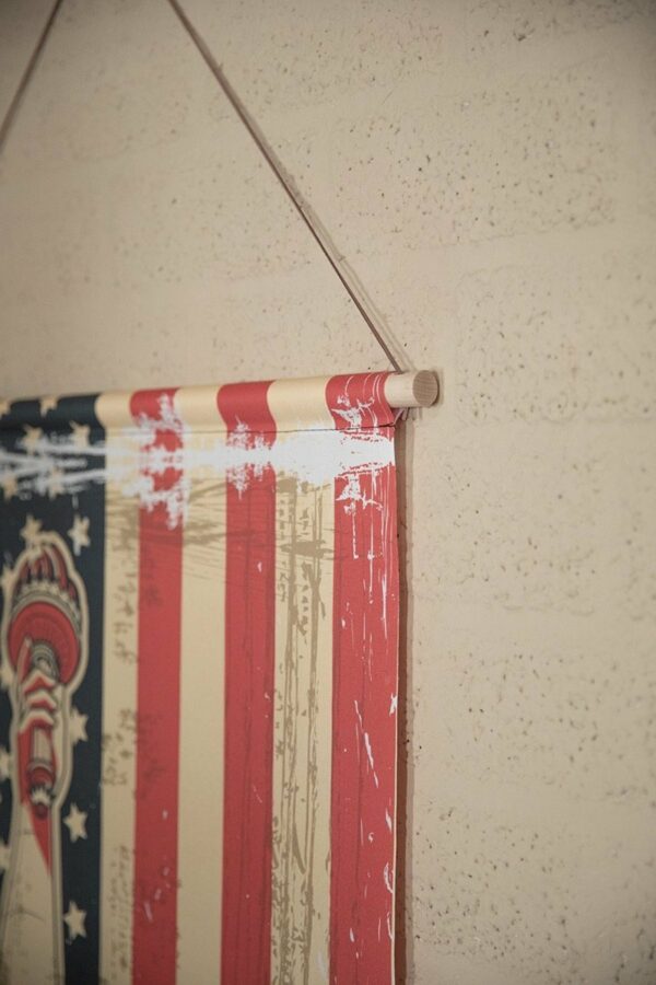 Wanddoek - USA Flag Liberty - Afbeelding 3