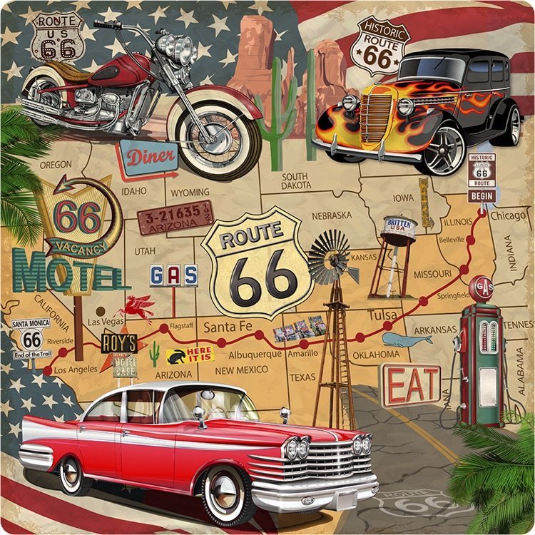 Collage-Route 66