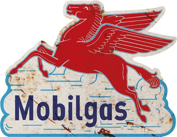 Mobilgas Pegasus Cloud - grunge