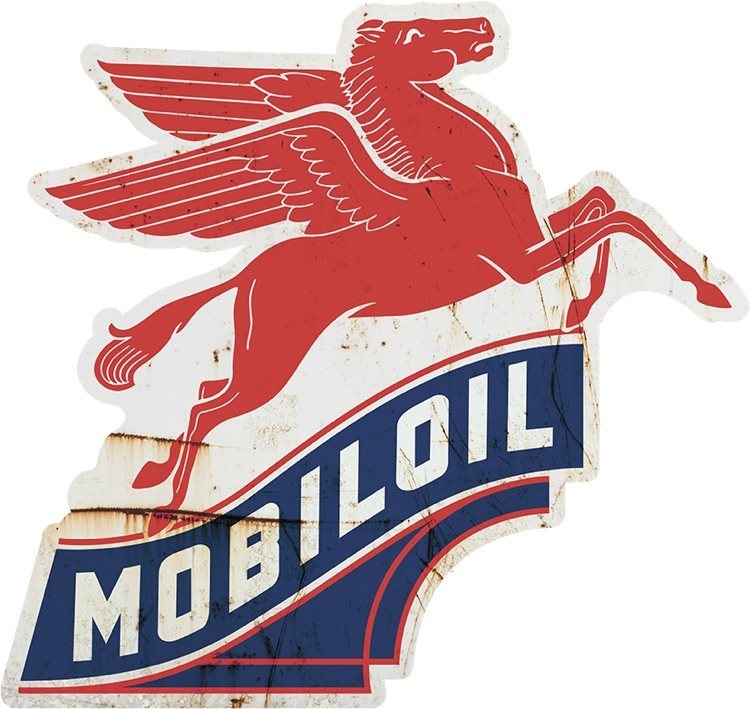 Pegasus Mobiloil - grunge
