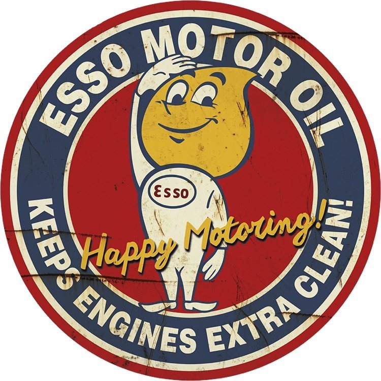Esso Happy Motoring - 60 cm rond