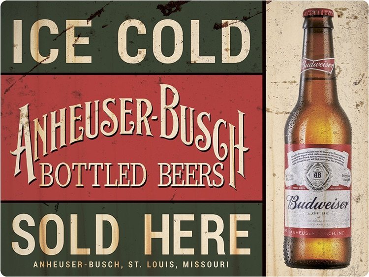 Budweiser Ice Cold Sold Here