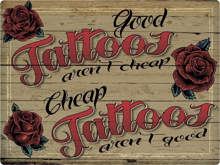 Good Tattoos - Cheap Tattoos - woodlook