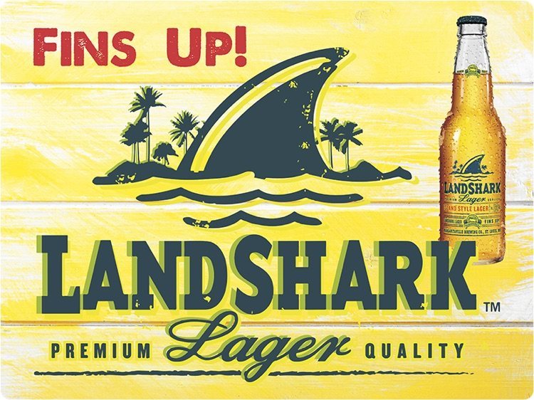 Landshark Fins Up
