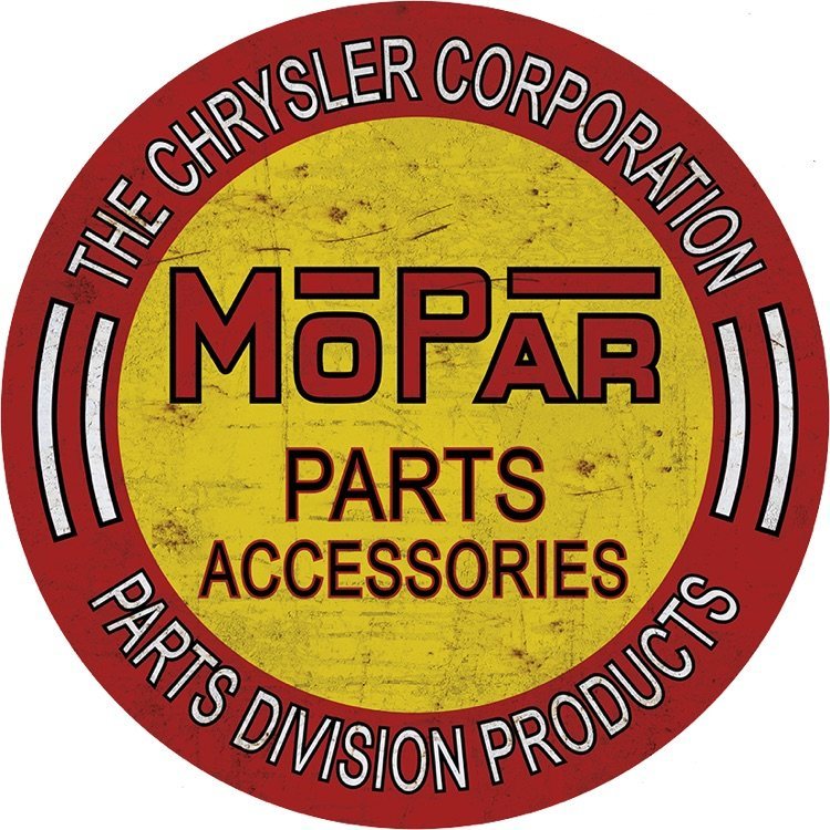 Mopar logo - 35 cm rond