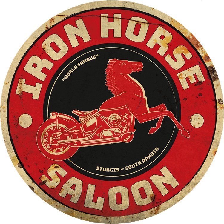 Iron Horse Saloon - 35 cm rond