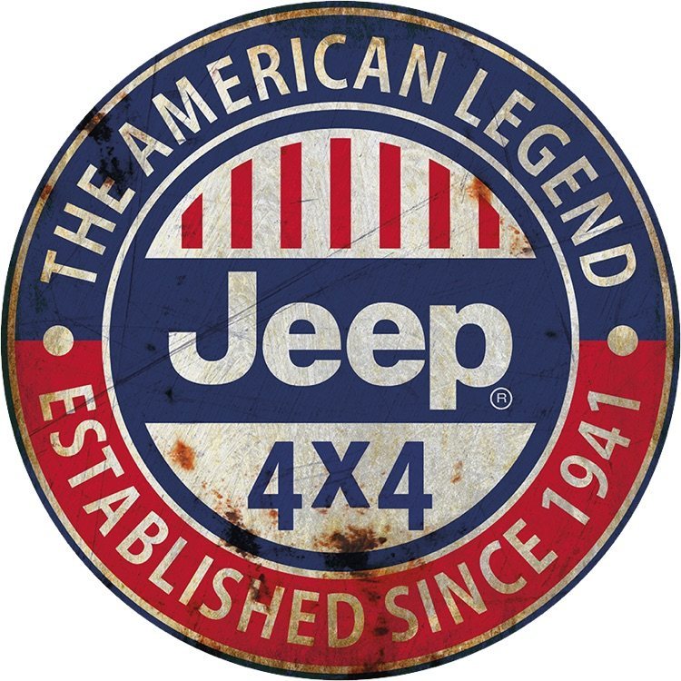 Jeep 1941 - 35 cm rond
