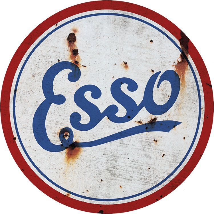 Esso Antique - 35 cm rond