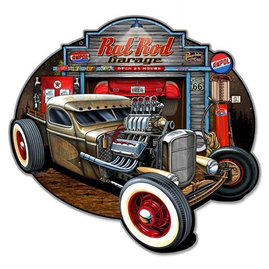 Rat Rod Garage brown