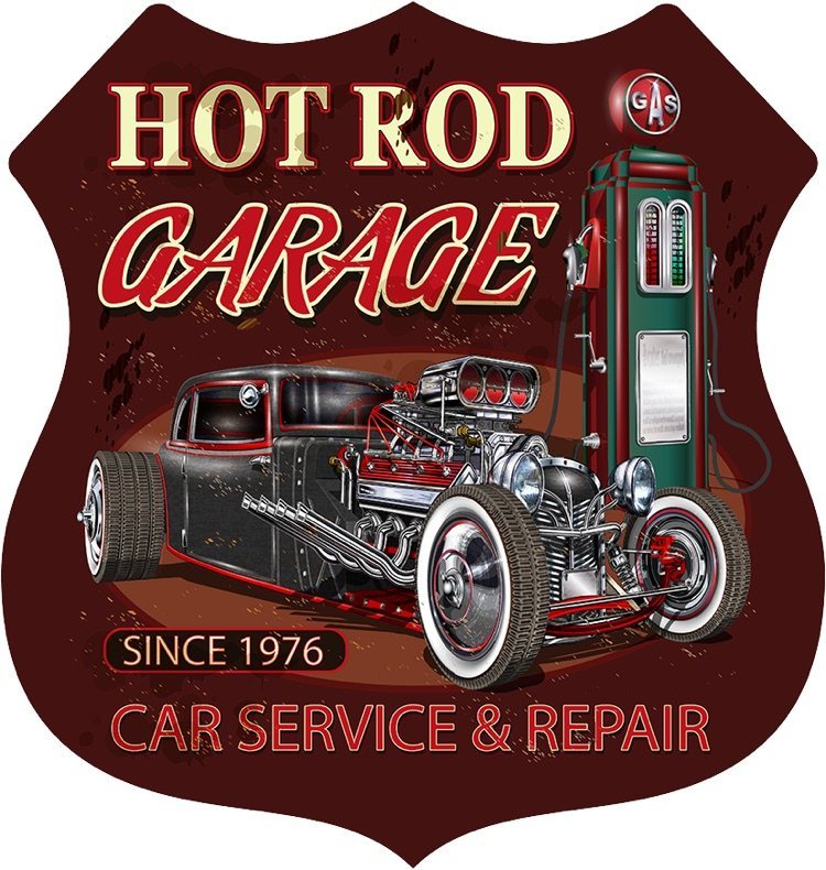 Shield - Hot Rod Garage